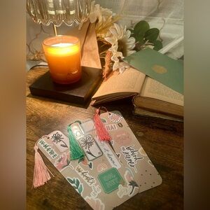 Handmade Bookmark Set with Tassels